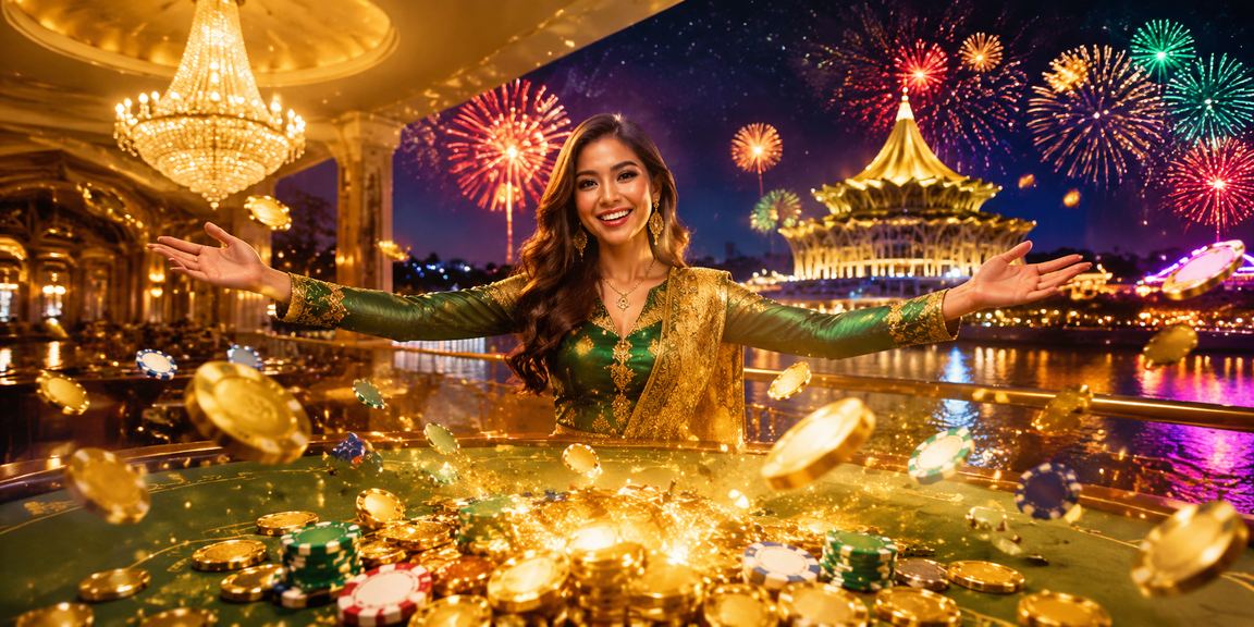 Suasana kasino Hari Raya di Kuching bersama 125z